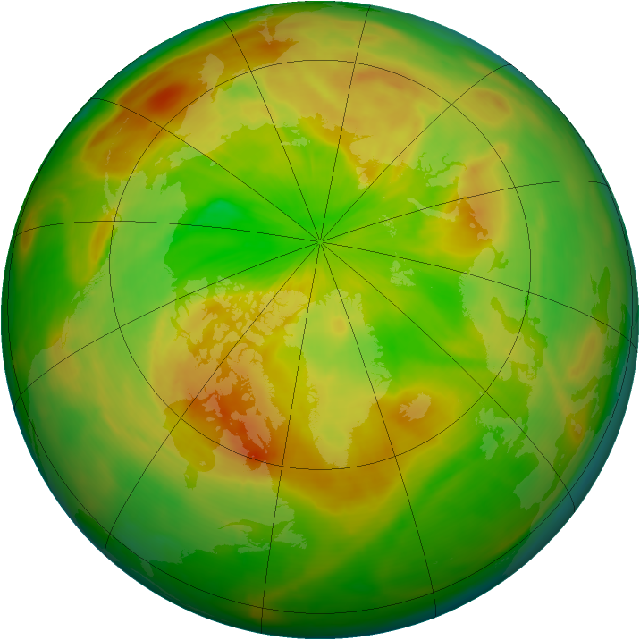 Arctic ozone map for 26 May 2015